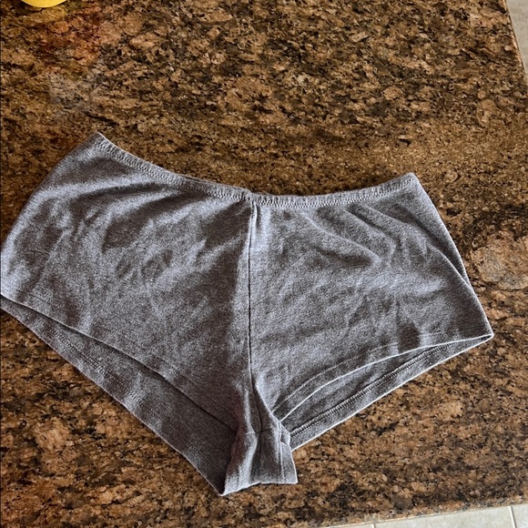 Victoria's Secret Gray Shorts with Pink Logo - Picture 3 of 4